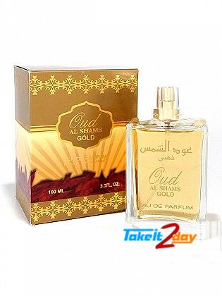 Oud Al Shams Gold By Fragrance World Perfume For Men And Women 100 ML EDP